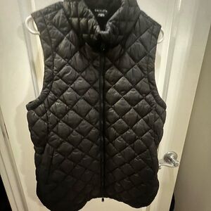 Athleta black Quilted Vest